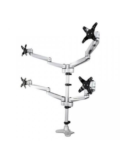 BRAZO PARA MONITOR STARTECH 4 MONITORES BLANCO ARMQUADPS - Image 2