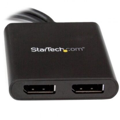 STARTECH  SPLITTER MULTIPLICADOR DISPLAYPORT 1.2 - 2X DISPLAYPORT NEGRO - Image 2