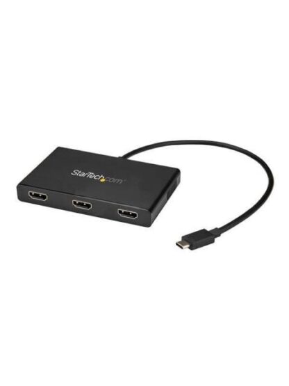 SPLITTER DIVISOR STARTECH MSTCDP123HD USB-C A 3 PUERTOS HDMI