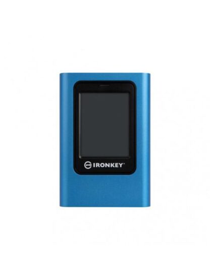 SSD EXTERNO KINGSTON IRONKEY VAULT PRIVACY 80 480GB USB AZUL-NEGRO - Image 2