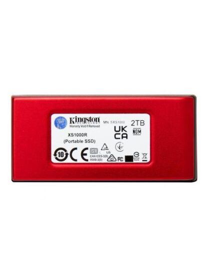 SSD EXTERNO KINGSTON XS1000 2TB USB C ROJO - Image 2