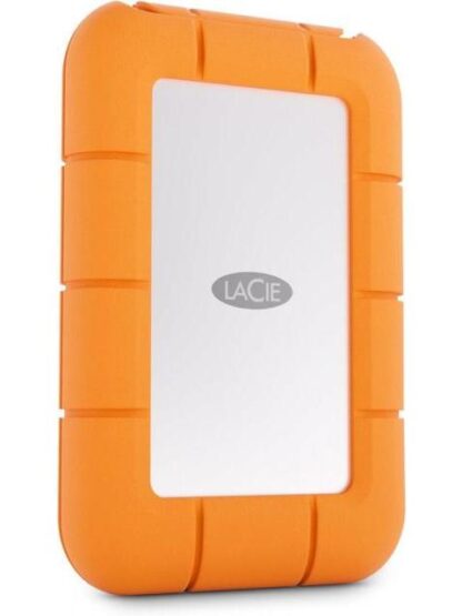SSD EXTERNO LACIE RUGGED MINI SSD 2TB USB C NARANJA-PLATA - Image 2