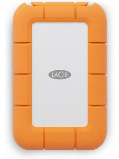 SSD EXTERNO LACIE RUGGED MINI SSD 2TB USB C NARANJA-PLATA - Image 4