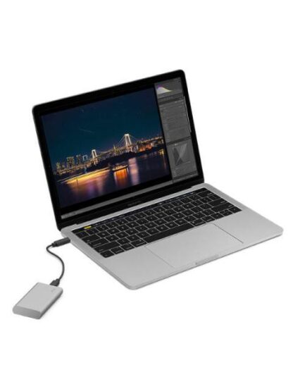 SSD EXTERNO LACIE STKS1000400 2.5 1TB USB-C 3.1 PLATA - Image 4