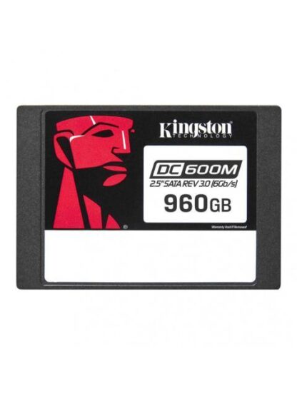 SSD PARA SERVIDOR KINGSTON DC600M 960GB SATA III 2.5 7MM - PARA SU USO EN SERVIDOR REQUIERE SNA-BR2-35