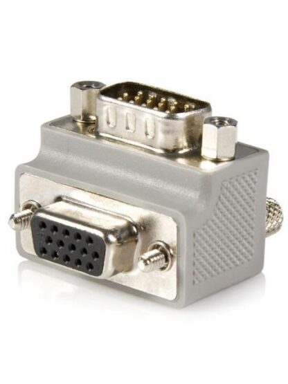 STARTECH  ADAPTADOR DE CABLE VGA MACHO - VGA HEMBRA TIPO 2 ACODADO A LA DERECHA - Image 3