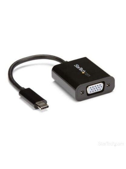 STARTECH  ADAPTADOR DE VIDEO USB C - VGA NEGRO