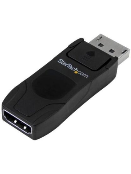 STARTECH  ADAPTADOR DISPLAYPORT 1.2 MACHO - HDMI HEMBRA 4K NEGRO