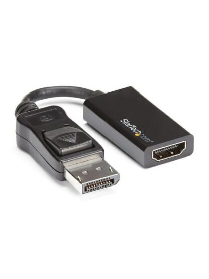 STARTECH  ADAPTADOR DISPLAYPORT 1.4 MACHO - HDMI HEMBRA 4K 60HZ 21CM NEGRO