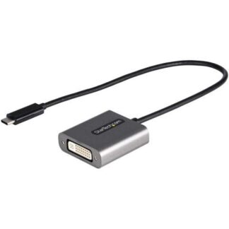 STARTECH  ADAPTADOR DVI HEMBRA - USB C MACHO NEGRO-GRIS