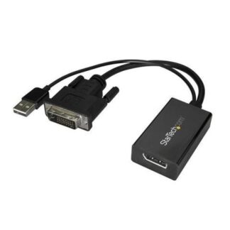 STARTECH  ADAPTADOR DVI MACHO - DISPLAYPORT HEMBRA ALIMENTADO POR USB
