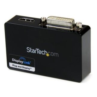 STARTECH  ADAPTADOR EXTERNA PARA MONITOR DOBLE DE USB 3.0 A HDMI DVI