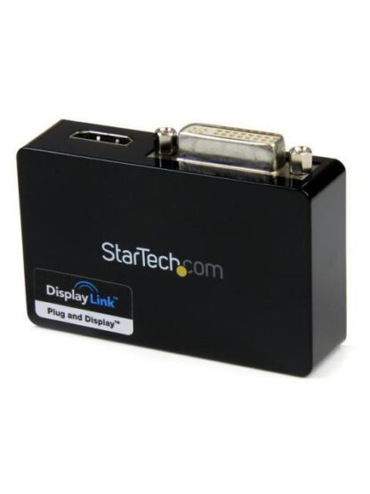 STARTECH  ADAPTADOR EXTERNA PARA MONITOR DOBLE DE USB 3.0 A HDMI DVI