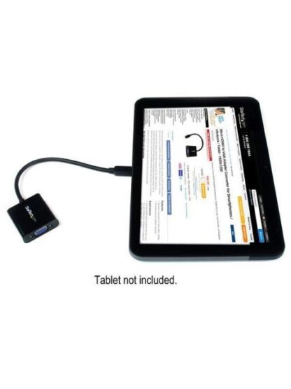 STARTECH  ADAPTADOR MICRO HDMI 19-P MACHO - VGA 15-P HEMBRA NEGRO - Image 6