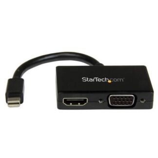 STARTECH  ADAPTADOR MINI DISPLAYPORT 1.2 - HDMI-VGA 1080P NEGRO
