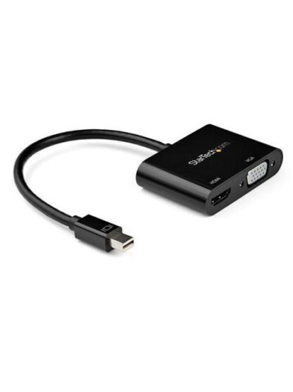 STARTECH  ADAPTADOR MINI DISPLAYPORT 1.2 MACHO - HDMI-VGA MACHO 4K 60HZ NEGRO