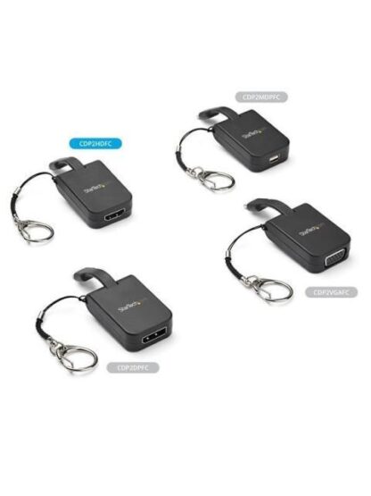STARTECH  ADAPTADOR PORTATIL USB C MACHO - HDMI HEMBRA NEGRO - Image 7