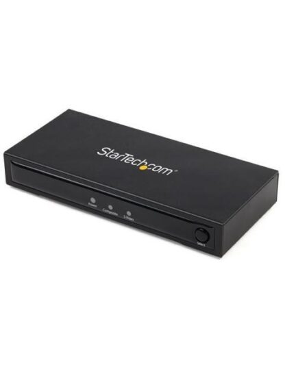 STARTECH  ADAPTADOR S-VIDEO - HDMI CON AUDIO NEGRO