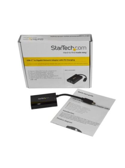 STARTECH  ADAPTADOR USB-C DE RED ETHERNET GIGABIT CON ENTREGA DE POTENCIA 5000 MBIT-S NEGRO - Image 6