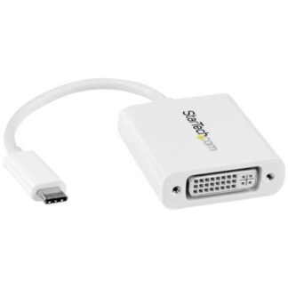STARTECH  ADAPTADOR USB-C MACHO - DVI HEMBRA BLANCO