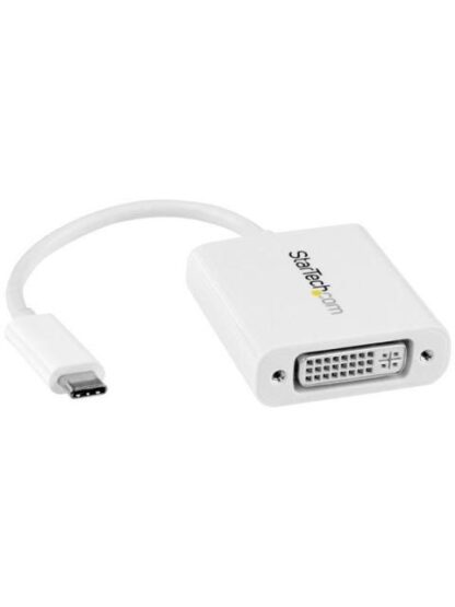 STARTECH  ADAPTADOR USB-C MACHO - DVI HEMBRA BLANCO