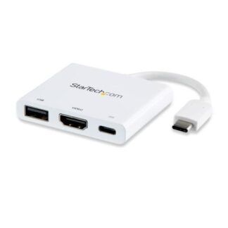 STARTECH  ADAPTADOR USB-C MACHO - HDMI 4K HEMBRA BLANCO