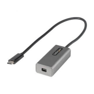 STARTECH  ADAPTADOR USB C MACHO - MINI DISPLAYPORT HEMBRA 30CM NEGRO