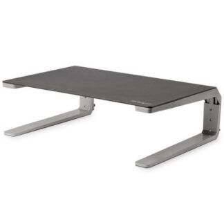 STARTECH  BASE DE SOPORTE PARA MONITOR HASTA 32 HASTA 10KG NEGRO-PLATA