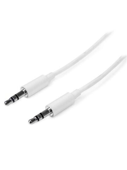 STARTECH  CABLE 3.5MM MACHO - 3.5MM MACHO 3 METROS BLANCO