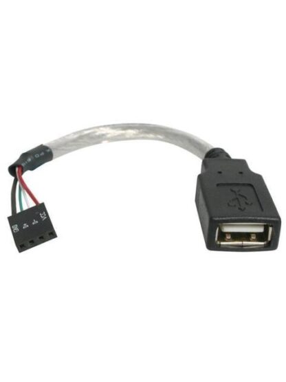 STARTECH  CABLE ADAPTADOR PARA TARJETA MADRE USB 2.0 HEMBRA - IDC 4-PIN HEMBRA 15CM