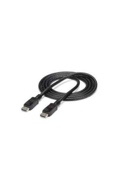 STARTECH  CABLE DISPLAYPORT CON CERTIFICACION VESA DISPLAYPORT 1.2 MACHO - DISPLAYPORT 1.2 MACHO 4K 60HZ 3 METROS NEGRO CON CIERRE DE SEGURIDAD - Image 2