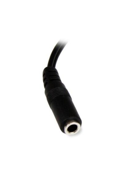 STARTECH  CABLE DE AUDIO ESTEREO MINI 3.5MM HEMBRA - 2X RCA MACHO 15CM NEGRO - Image 2