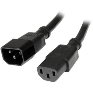 STARTECH  CABLE DE PODER C13 COUPLER MACHO - C14 COUPLER HEMBRA 1.8 METROS NEGRO