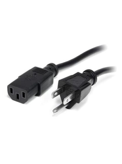 STARTECH  CABLE DE PODER NEMA 5-15P - C13 COUPLER 90CM NEGRO