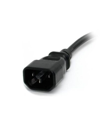 STARTECH  CABLE DE PODER NEMA 5-15R - C14 COUPLER 30CM NEGRO - Image 2