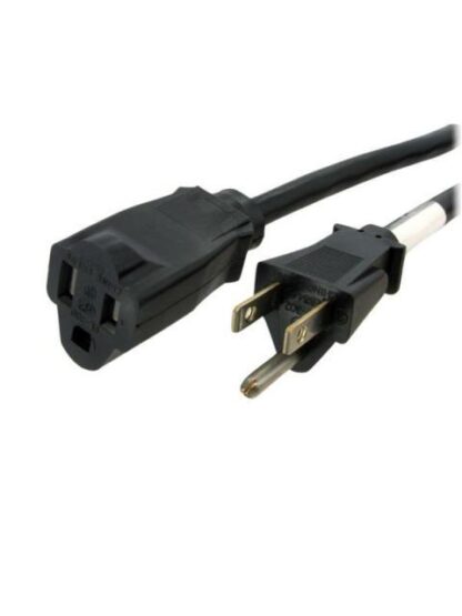 STARTECH  CABLE DE PODER NEMA 5-15R MACHO - NEMA 5-15P HEMBRA 1.8 METROS