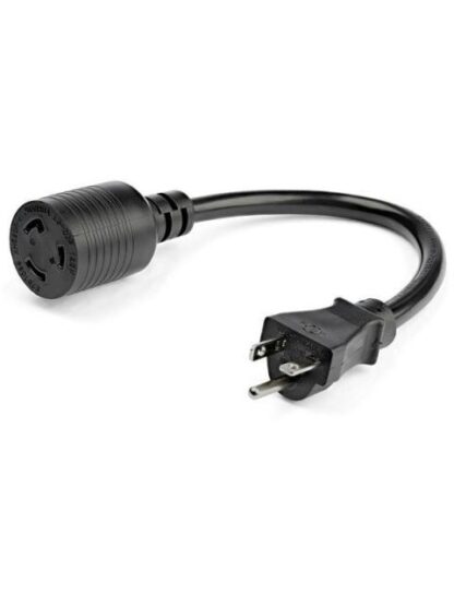 STARTECH  CABLE DE PODER NEMA L5-20P MACHO - NEMA L5-20R HEMBRA 90CM NEGRO