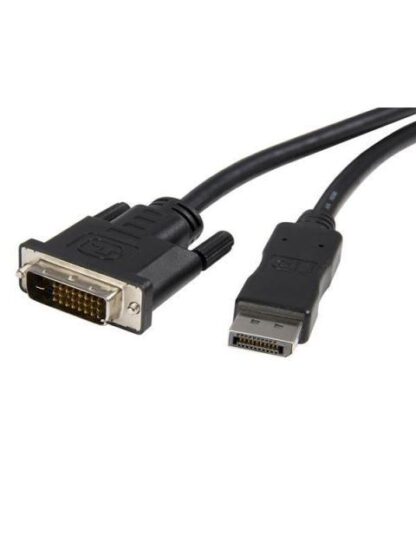 STARTECH  CABLE DISPLAYPORT 1.2 MACHO - DVI-D MACHO 1080P 3 METROS NEGRO