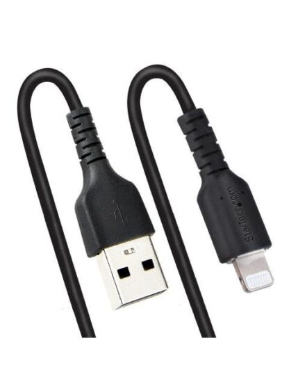 STARTECH  CABLE ESPIRAL LIGHTNING MACHO - USB A MACHO 50CM NEGRO - Image 5