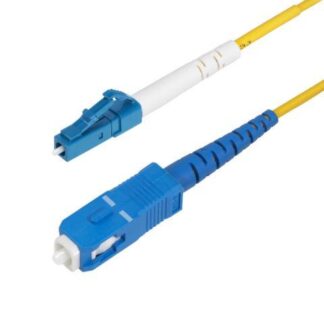 STARTECH  CABLE FIBRA OPTICA MONOMODO OS2 LC MACHO - SC MACHO NUCLEO 9?M CUBIERTA 125?M 5 METROS AMARILLO