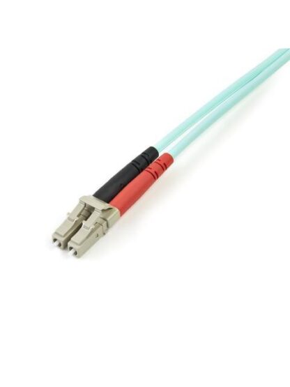 STARTECH  CABLE FIBRA OPTICA MULTIMODO DUPLEX LC MACHO - LC MACHO 2 METROS TURQUESA - Image 4