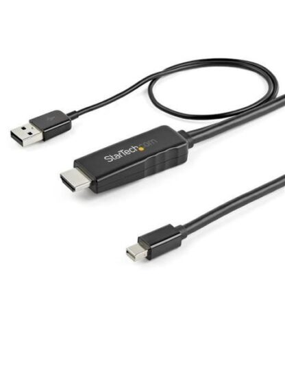STARTECH  CABLE HDMI 1.4 MACHO - MINI DISPLAYPORT MACHO 4K 30HZ 2 METROS NEGRO