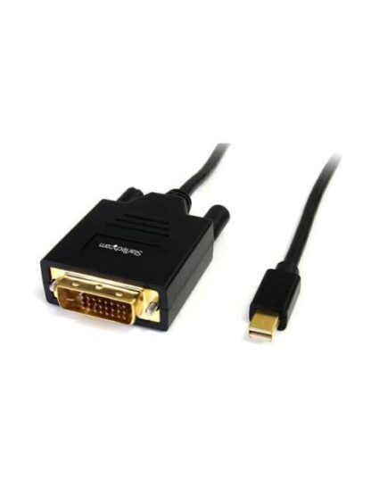 STARTECH  CABLE MINI DISPLAYPORT 1.2 MACHO - DVI MACHO 1080P 1.8 METROS NEGRO