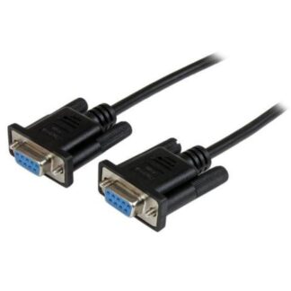 STARTECH  CABLE NULO DE MODEM SERIAL RS232 DB9 HEMBRA - HEMBRA 2 METROS NEGRO