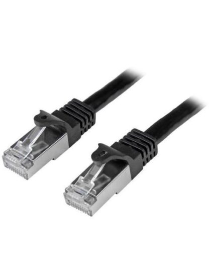 STARTECH  CABLE PATCH CAT6 FTP BLINDADO SIN ENGANCHES RJ-45 MACHO - RJ-45 MACHO 5 METROS NEGRO
