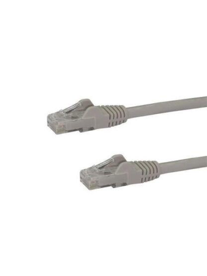 STARTECH  CABLE PATCH CAT6 UTP SIN ENGANCHES RJ-45 MACHO - RJ-45 MACHO 1 METRO GRIS