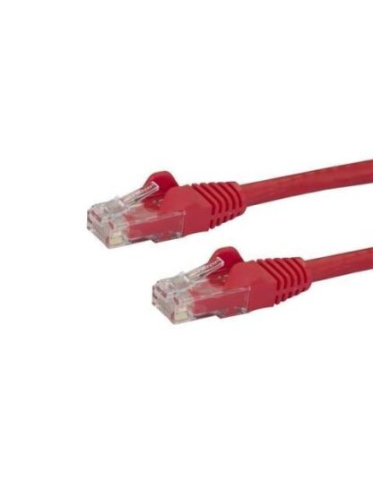 STARTECH  CABLE PATCH CAT6 UTP SIN ENGANCHES RJ-45 MACHO - RJ-45 MACHO 2 METROS ROJO