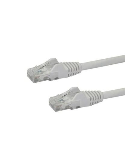 STARTECH  CABLE PATCH CAT6 UTP SIN ENGANCHES RJ-45 MACHO - RJ-45 MACHO 30CM BLANCO