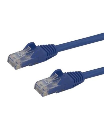 STARTECH  CABLE PATCH CAT6 UTP SIN ENGANCHES RJ-45 MACHO - RJ-45 MACHO 50CM AZUL