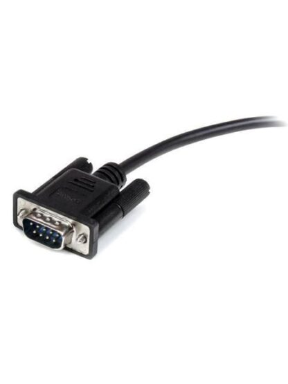 STARTECH  CABLE SERIAL DB-9 MACHO - DB-9 HEMBRA 2 METROS NEGRO - Image 4